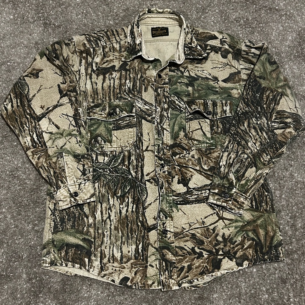 Mossy Oak Men's Woodland Camo Shirt Jacket